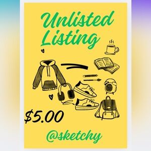 $5.00 Unlisted Listing